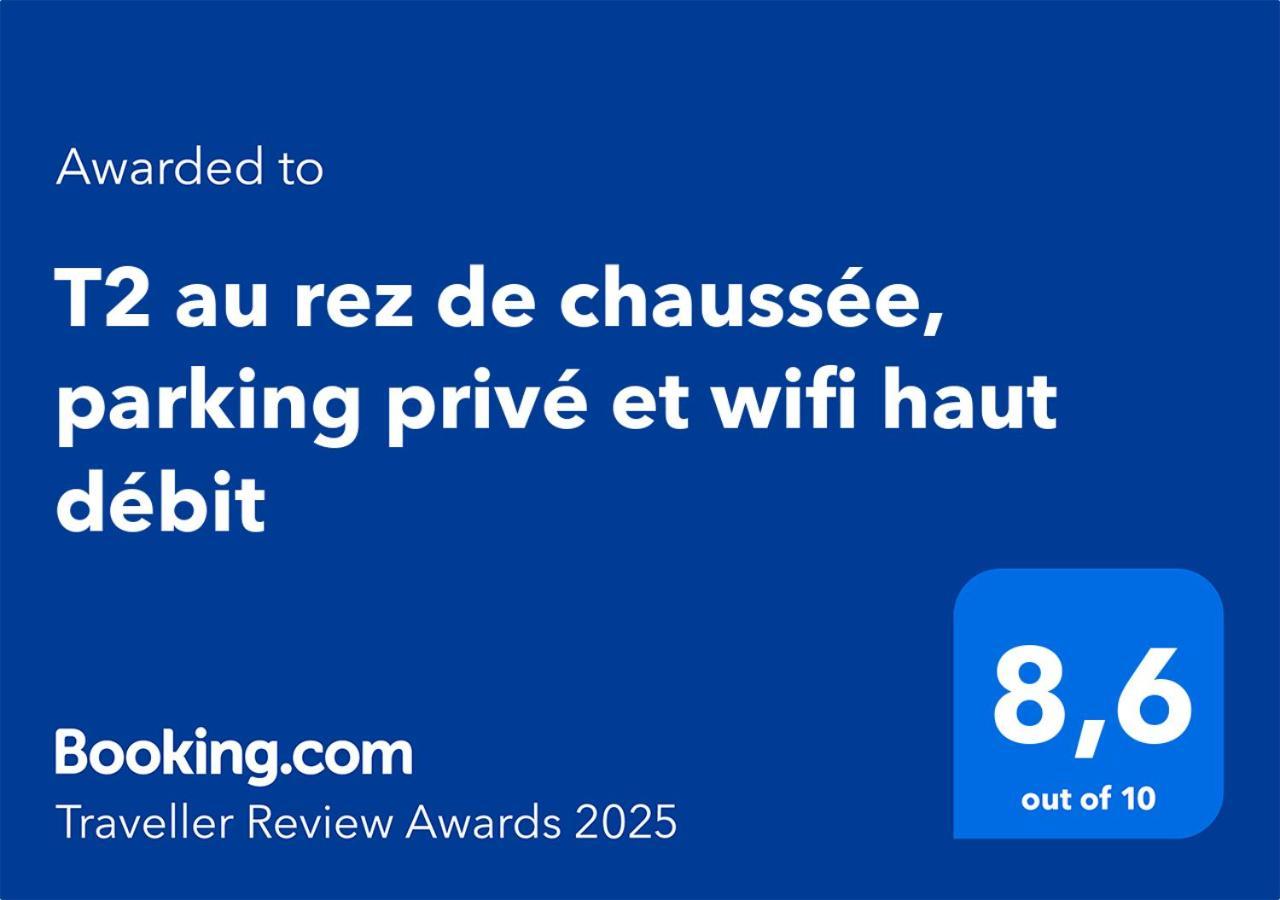 T2 Au Rez De Chaussee, Parking Prive Et Wifi Haut Debit Le Tampon Exterior foto